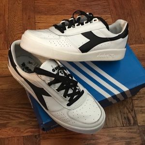 Diadora vintage white and black